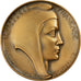 Francia, medalla, Marianne, Offert par B. Catry, Député, Dubois.H, EBC, Bronce