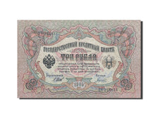 Russia, 3 Rubles, 1905, KM:9c, 1912-1917, VF(30-35)