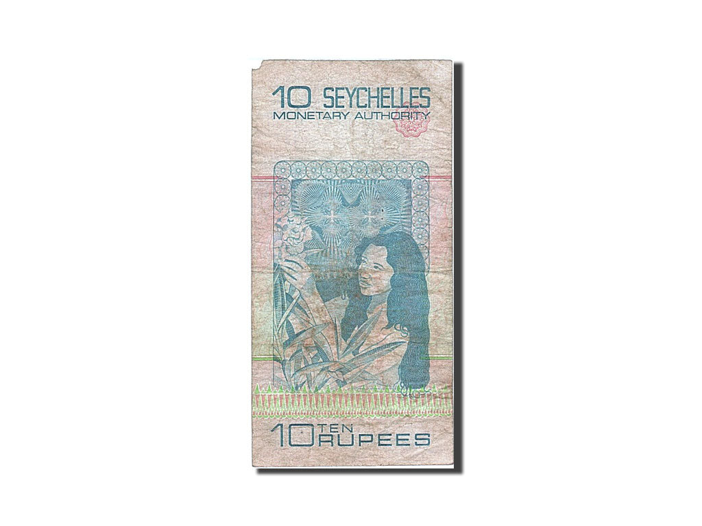 Seychelles, 10 Rupees, 1983, KM:28a, Undated, VF(20-25)