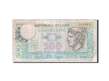 Billet, Italie, 500 Lire, 1974-1979, Undated, KM:94, TB