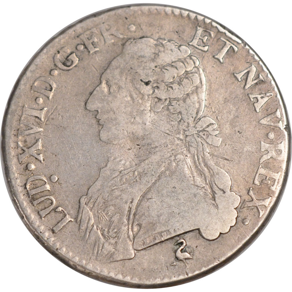 Louis XVI, Ecu aux branches d'olivier