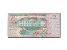 Suriname, 25 Gulden, 1991-1997, 1991-07-09, KM:138a, VF(20-25)