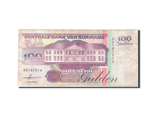 Suriname, 100 Gulden, 1991-1997, KM:139a, 1991-07-09, MB