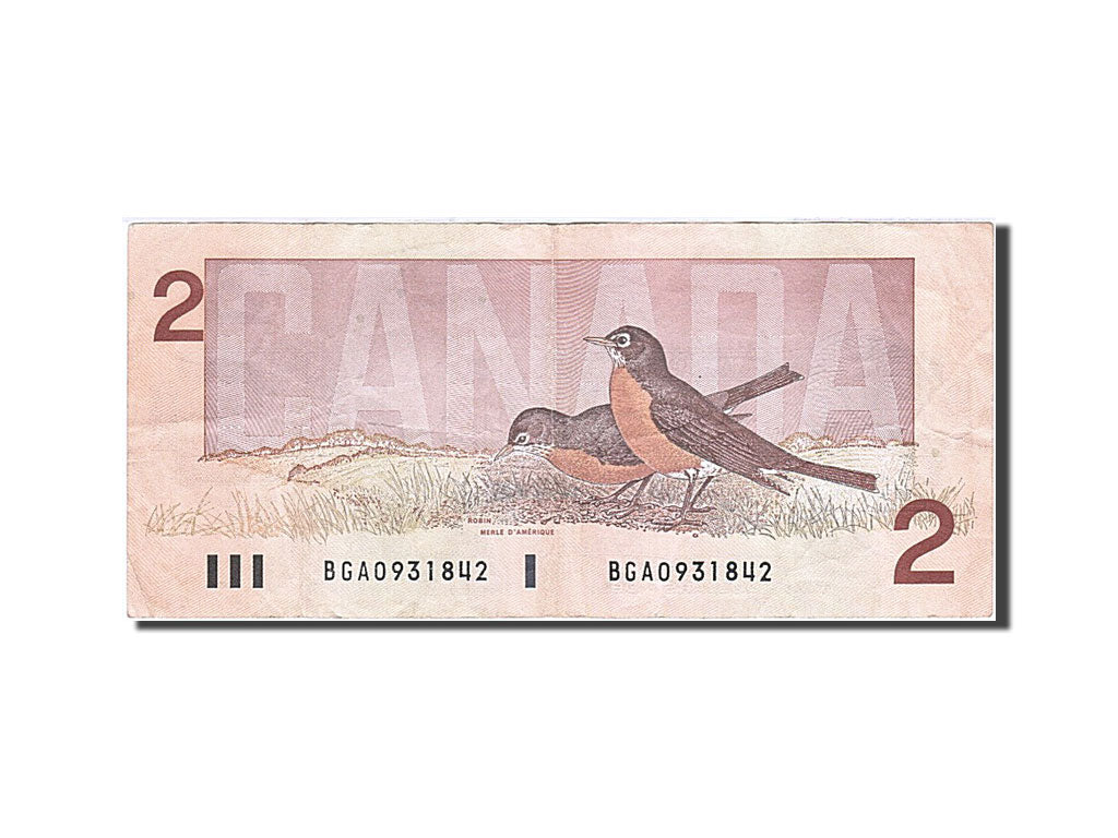 Canada, 2 Dollars, 1986-1991, KM:94b, 1986, EF(40-45)