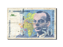 France, 50 Francs, 1992, KM:157Ad, 1997, VF(20-25)