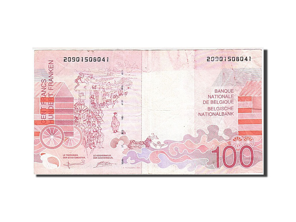 Banconote, Belgio, 100 Francs, 1994-1997, KM:147, Undated (1995-2001), BB