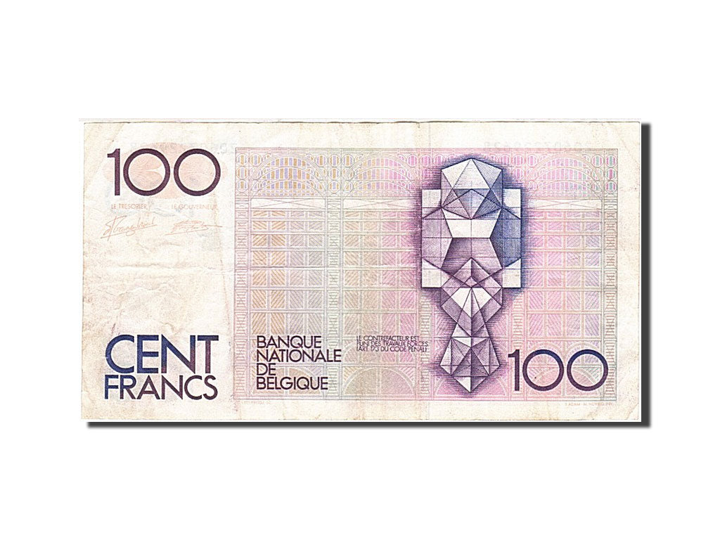 Banknote, Belgium, 100 Francs, 1981-1982, Undated (1982-1994), KM:142a