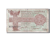 Banknote, Spain, 1 Peseta, 1937-1938, 1937, KM:94, EF(40-45)