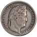 FRANCE, Louis-Philippe, 1/2 Franc, 1835, Lille, KM #741.13, VF(20-25), Silver,..