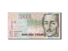 Banknote, Colombia, 2000 Pesos, 2005, 2008-08-29, KM:457i, EF(40-45)