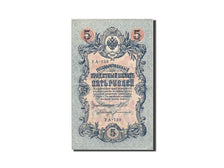 Biljet, Rusland, 5 Rubles, 1905-1912, 1912-1917, KM:10b, SUP