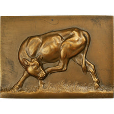 France, Médaille, Offert par le Journal France Agricole, Vache, Delandre, SPL