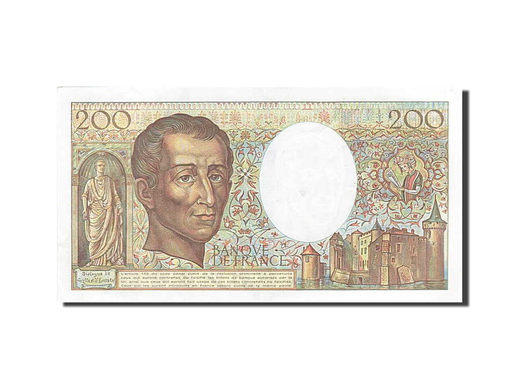 France, 200 Francs, 1981, KM:155a, 1986, UNC(60-62), Fayette:70.6