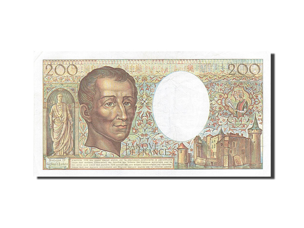 France, 200 Francs, 1981, KM:155a, 1985, TTB, Fayette:70.5