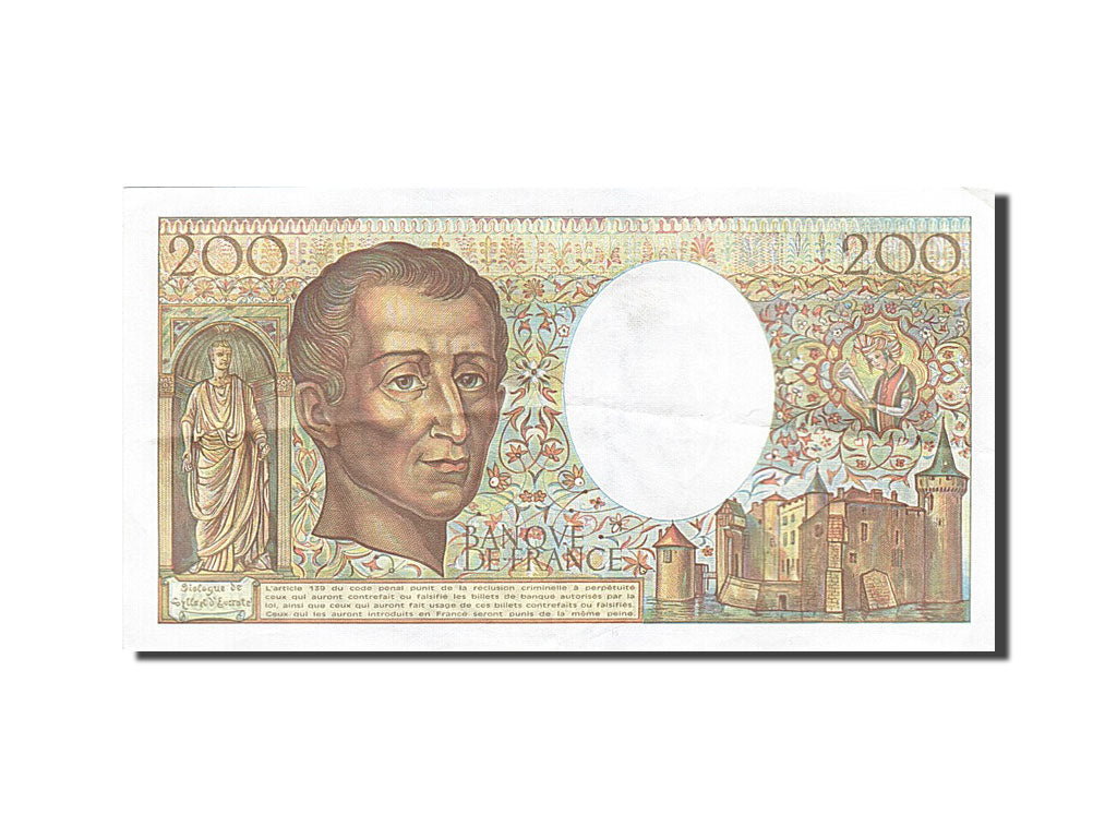 Banknote, France, 200 Francs, 1981, 1985, AU(50-53), Fayette:70.5, KM:155a