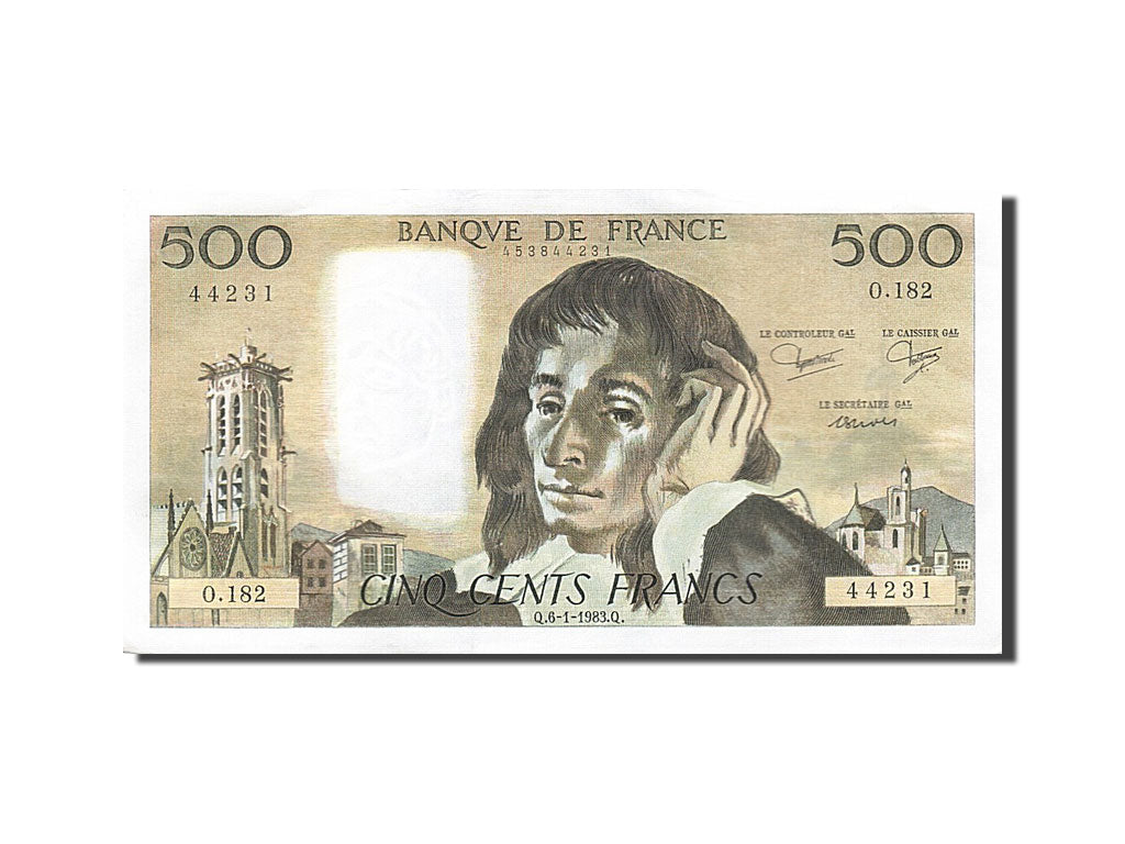 France, 500 Francs, 1968, KM:156e, 1983-01-06, UNC(60-62), Fayette:71.28