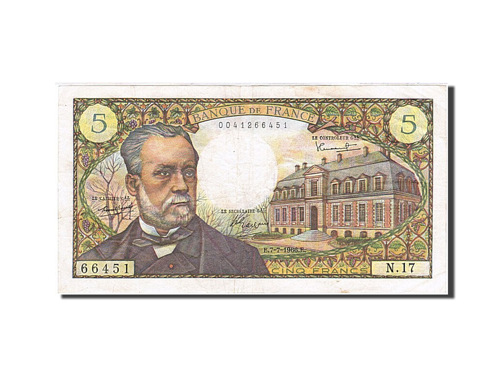 France, 5 Francs, 1966, KM:146a, 1966-07-07, AU(50-53), Fayette:61.2