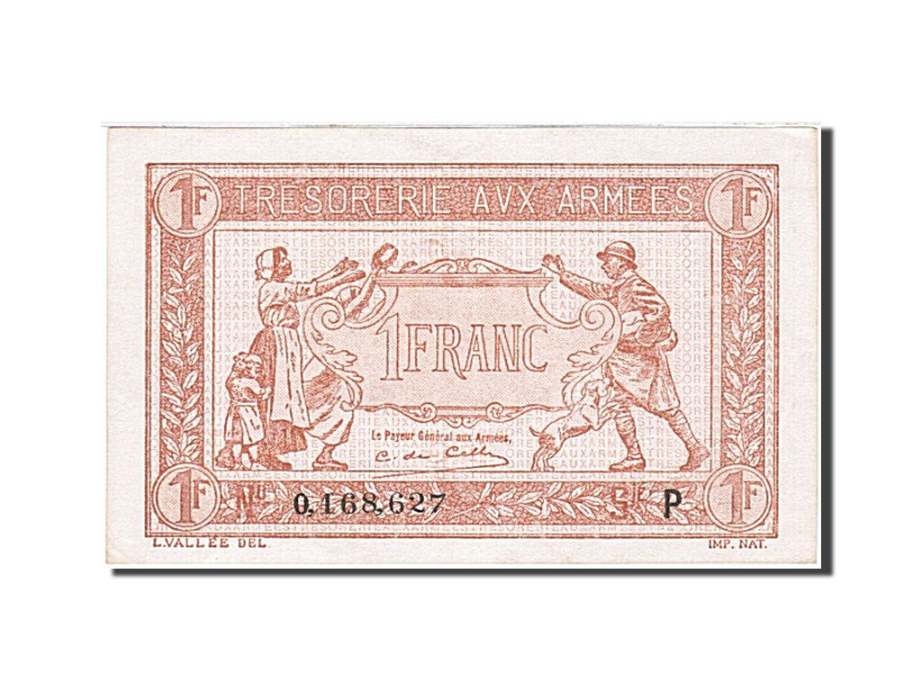 Biljet, Frankrijk, 1 Franc, 1919, 1919, SUP, Fayette:VF 4.3, KM:M5