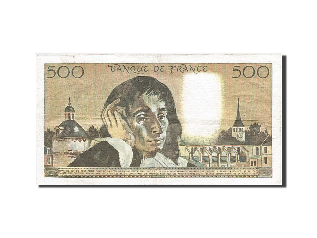 Biljet, Frankrijk, 500 Francs, 1968, 1968-01-04, TTB, Fayette:71.1, KM:156a