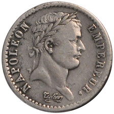 FRANCE, Napoléon I, 1/2 Franc, 1808, Paris, KM #680.1, EF(40-45), Silver, Gadour