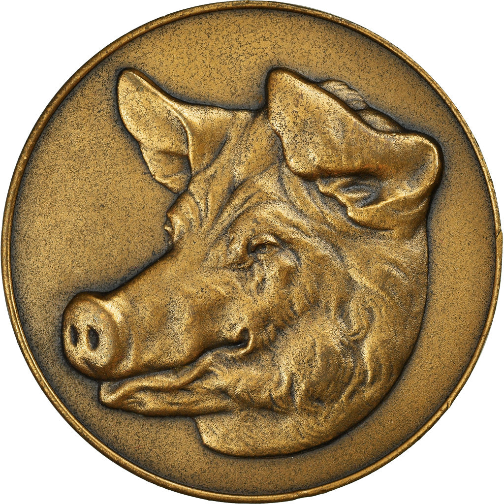France, Medal, Agriculture, Offert par le Syndicat Agricole d'Aire