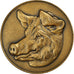 France, Medal, Agriculture, Offert par le Syndicat Agricole d'Aire