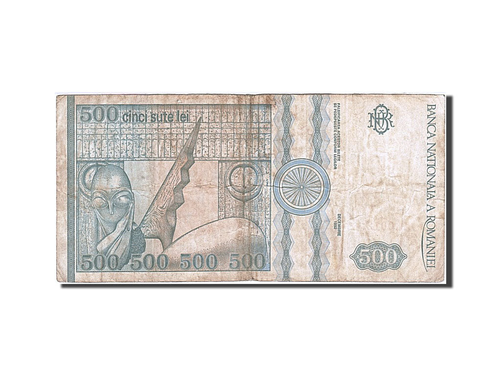 Banknote, Romania, 500 Lei, 1991-1994, 1992, KM:101b, AU(50-53)