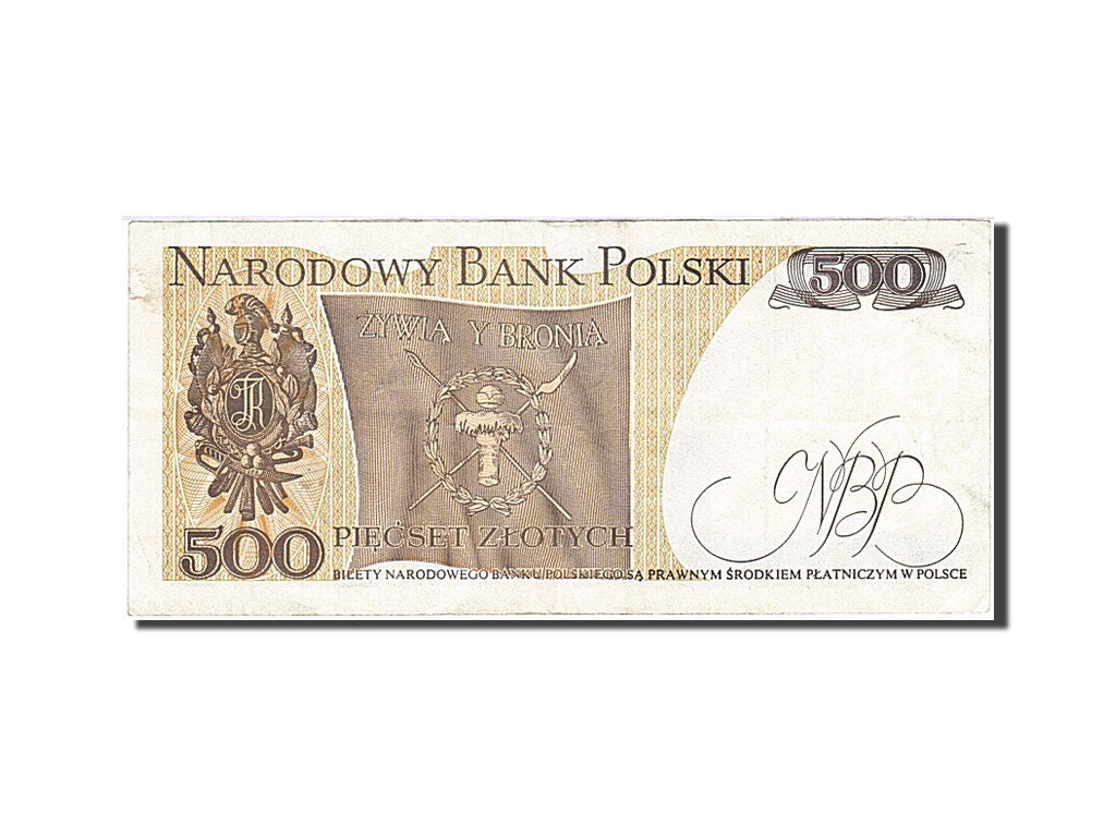 Pologne, 500 Zlotych, 1974-1982, KM:145d, 1982-06-01, SUP