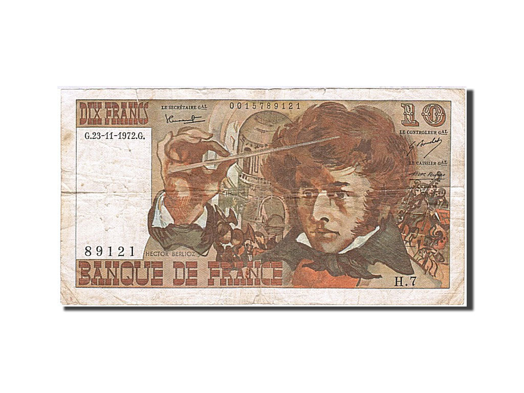 France, 10 Francs, 1972, KM:150a, 1972-11-23, TB