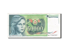 Biljet, Joegoslaviëe, 50,000 Dinara, 1985-1989, 1988-05-01, KM:96, TTB