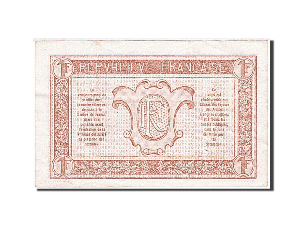 Banknote, France, 1 Franc, 1919, 1919, EF(40-45), KM:M5