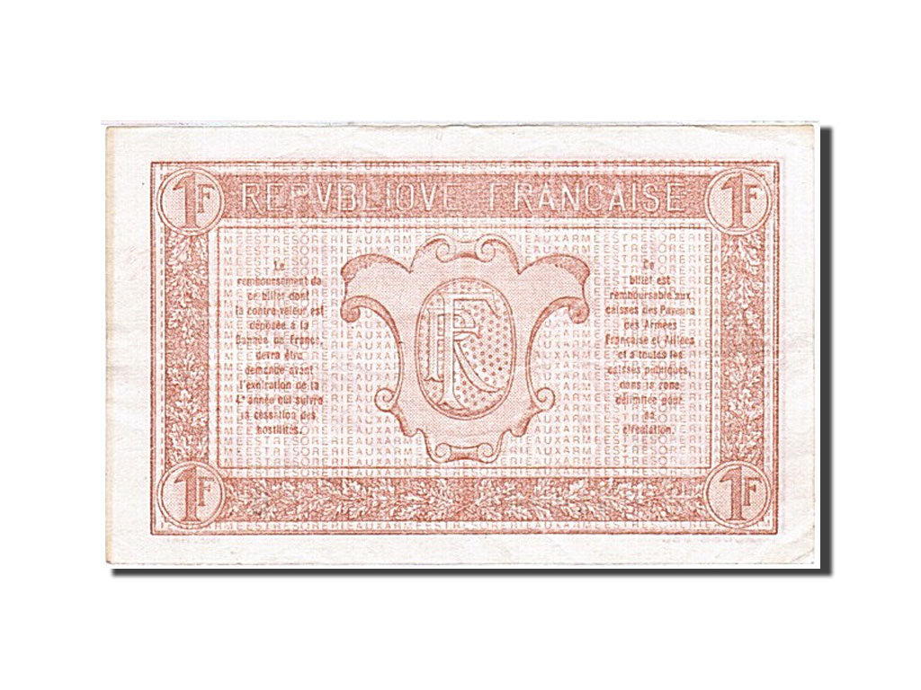 Banknote, France, 1 Franc, 1919, 1919, EF(40-45), KM:M5