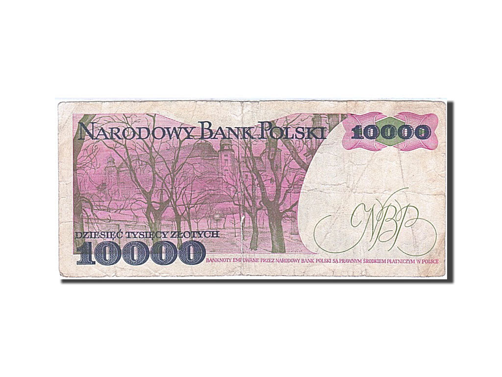 Geldschein, Polen, 10,000 Zlotych, 1987-1990, 1987-02-01, KM:151a, S