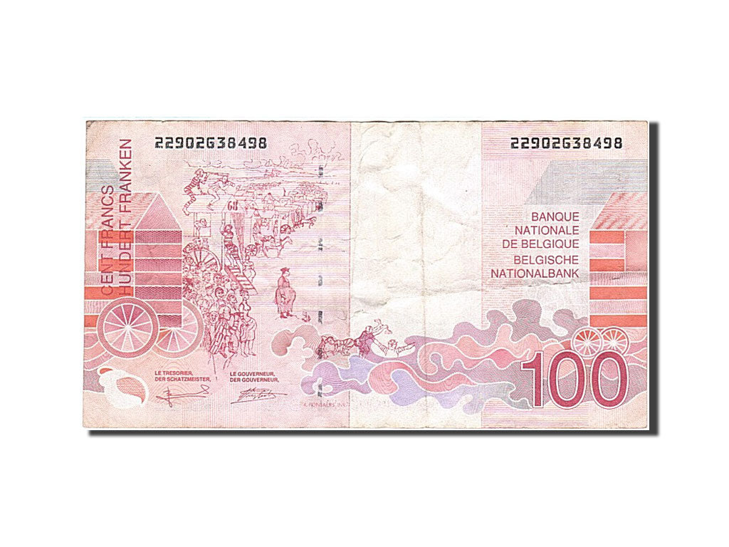 Banknote, Belgium, 100 Francs, 1994-1997, Undated (1995-2001), KM:147, VF(20-25)