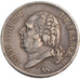 FRANCE, Louis XVIII, 5 Francs, 1822, Paris, KM #711.1, EF(40-45), Silver,...