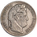 FRANCE, Louis-Philippe, 5 Francs, 1837, Lyon, KM #749.4, VF(20-25), Silver,...