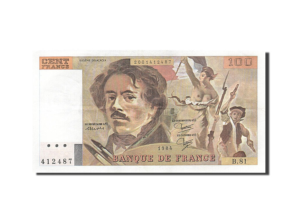 Banknote, France, 100 Francs, 1978, 1984, UNC(60-62), KM:154b