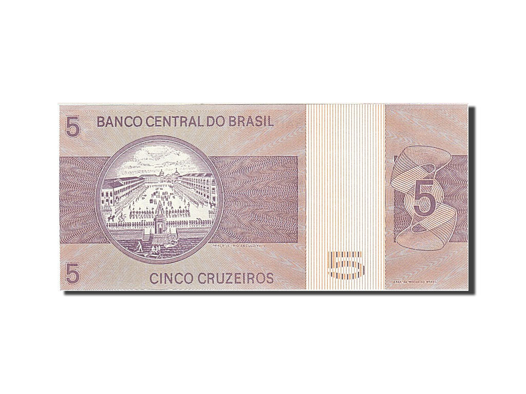 Banknote, Brazil, 5 Cruzeiros, 1970, 1979, KM:192d, UNC(60-62)