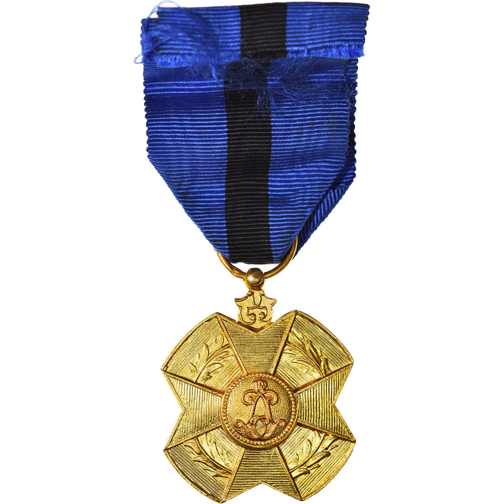 Belgium, Ordre de Léopold II, Medal, Excellent Quality, Gilt Bronze, 38