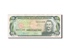 Dominican Republic, 10 Pesos Oro, 1990, KM:132, AU(50-53)