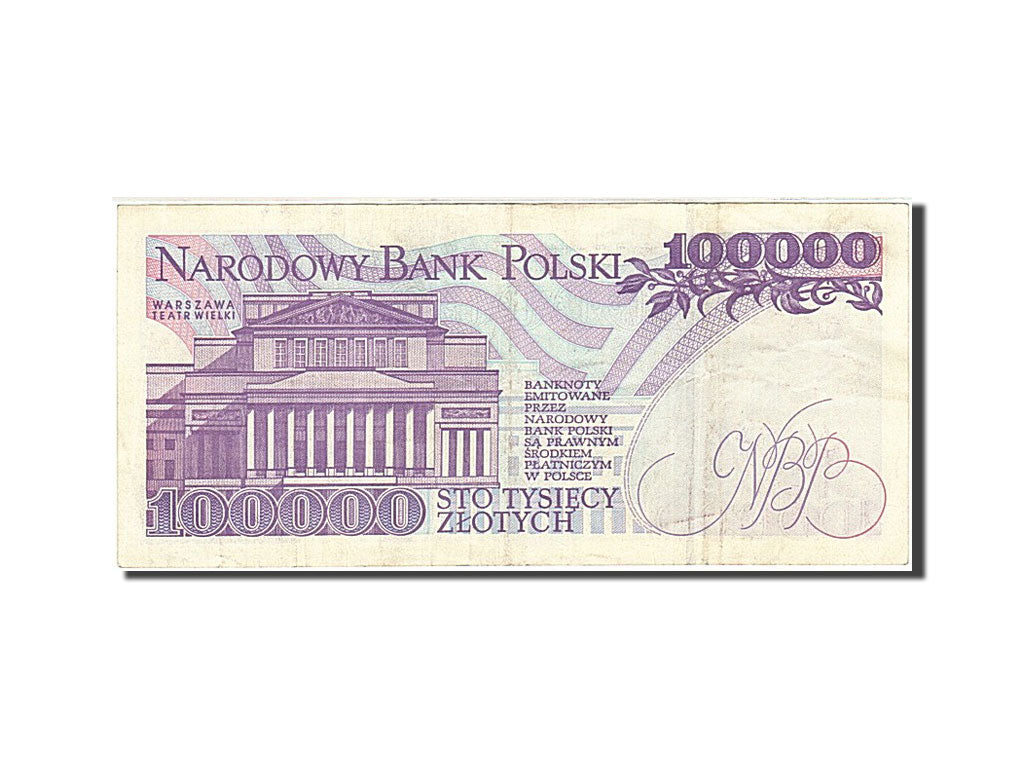 Pologne, 100,000 Zlotych, 1993, KM:160a, 1993-11-16, TTB