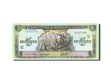 El Salvador, 5 Colones, 1990-1993, KM:138a, 1990-05-16, NEUF