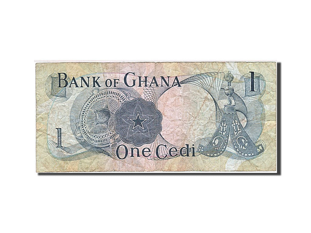 Billete, 1 Cedi, 1967, Ghana, KM:10b, 1969-01-08, BC