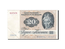 Denmark, 20 Kroner, 1979-1988, 1984, KM:49d, AU(50-53)