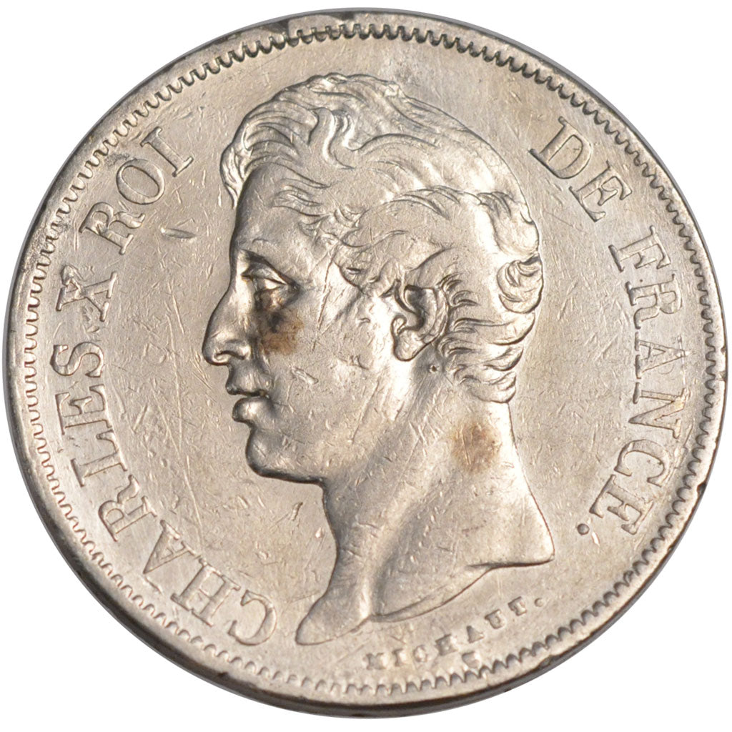 Charles X, 5 Francs Second Type à l'effigie modifiée