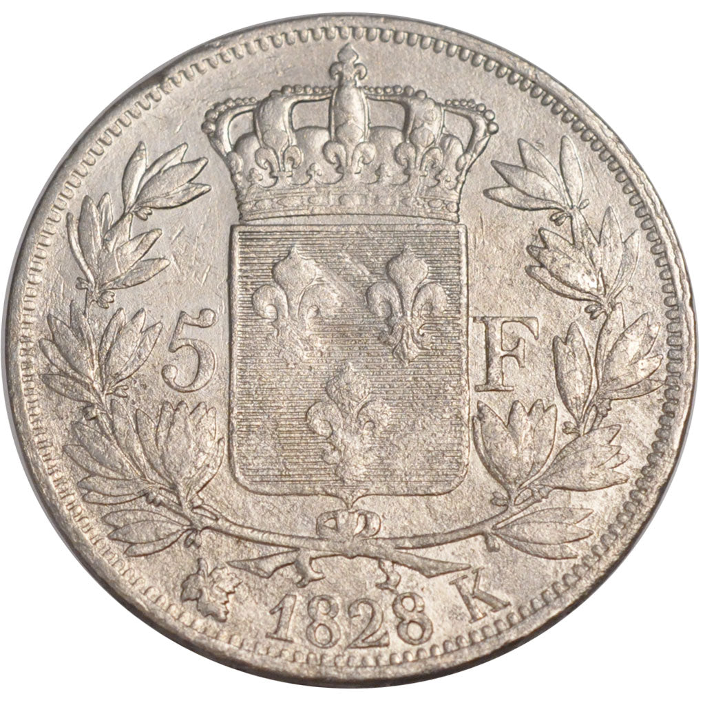 Charles X, 5 Francs Second Type à l'effigie modifiée