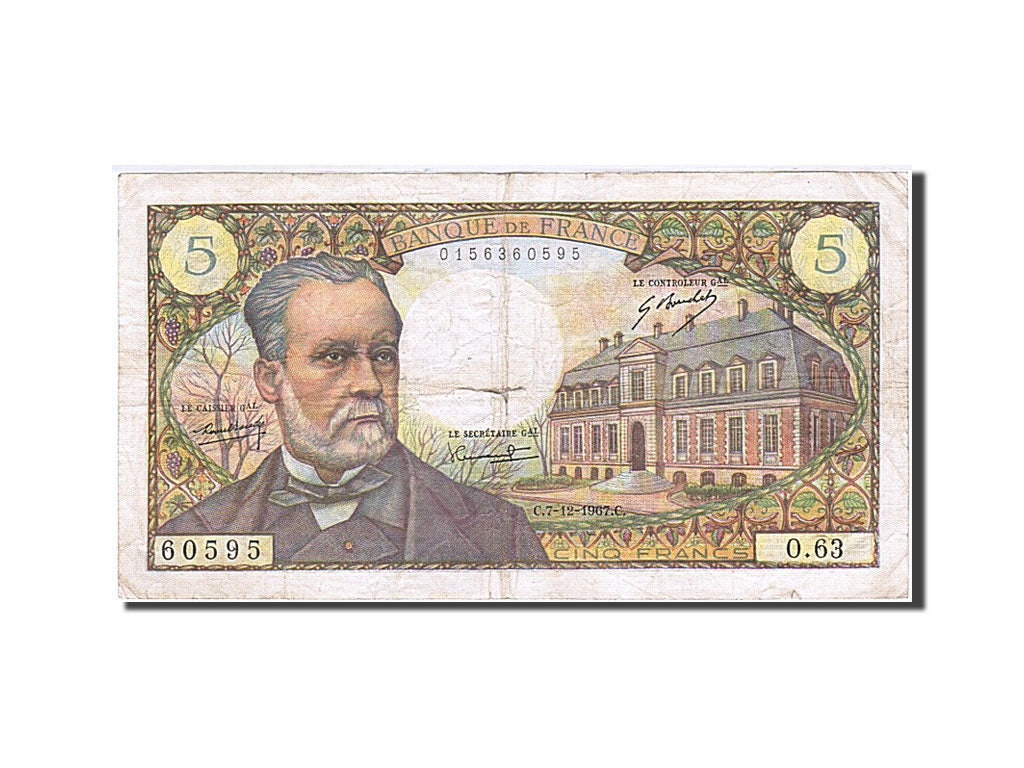 Banknote, France, 5 Francs, 1966, 1967-12-07, VF(20-25), Fayette:61.6, KM:146b