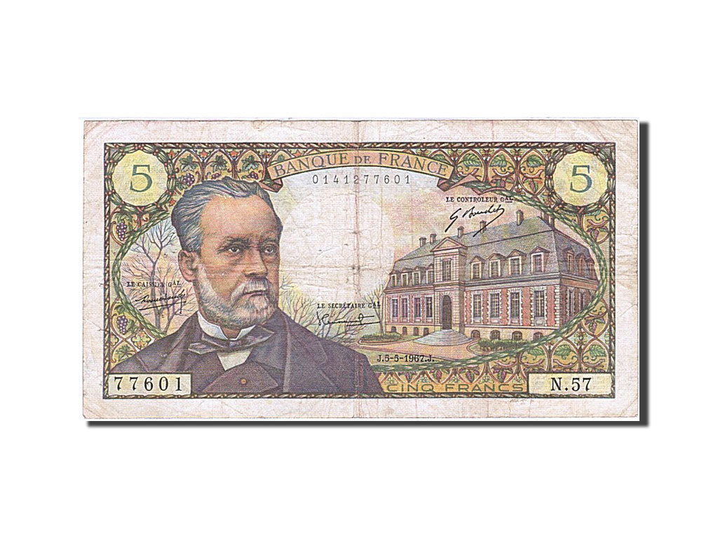 Billete, Francia, 5 Francs, 1966, 1969-06-05, BC, Fayette:61.5, KM:146b