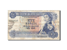 Mauritius, 5 Rupees, 1967, Undated, KM:30c, VF(20-25)