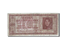 Geldschein, Ukraine, 10 Karbowanez, 1942, 1942-03-10, KM:52, S